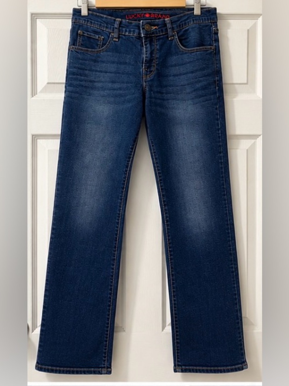 Lucky Brand Women’s Straight Leg Jeans Size 10/30 Medium Wash Stretch Denim